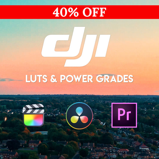 Arc DJI D-Log (LUTs & Powergrades) - 40% OFF