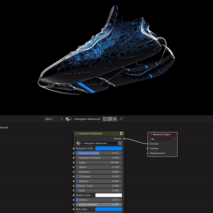 Hologram Shaders Pack