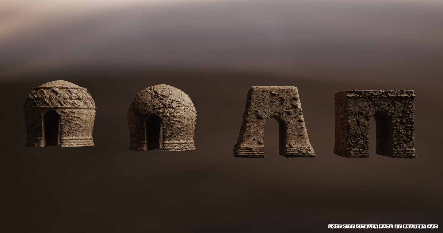 Lost City Kitbash Pack!